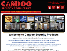 Tablet Screenshot of candoosecurity.com